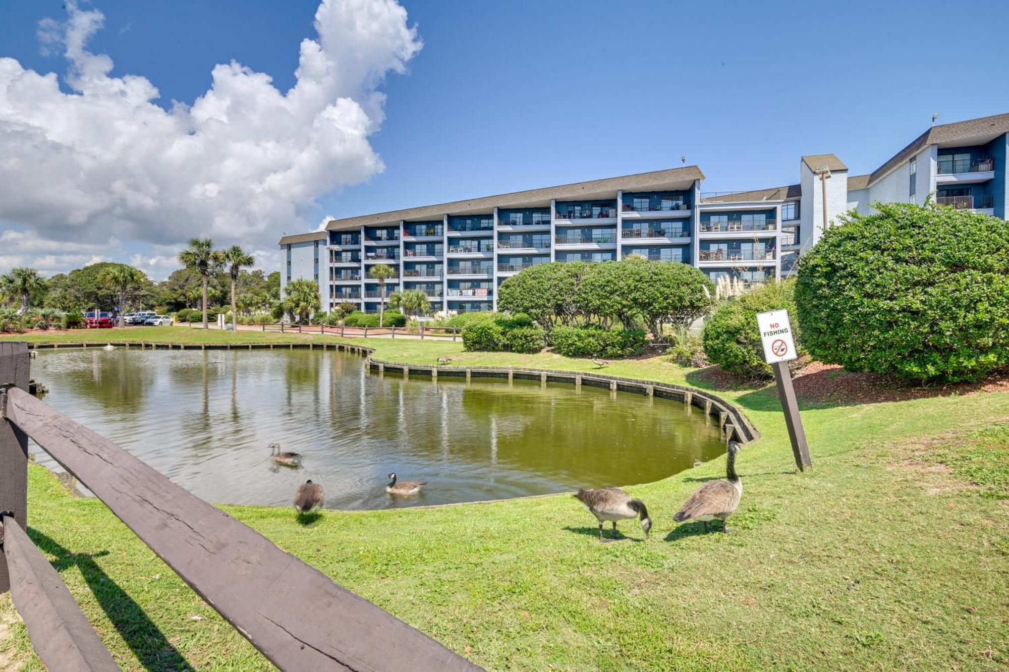 מירטל ביץ' Renovated Oceanfront Resort Condo With Balcony מראה חיצוני תמונה